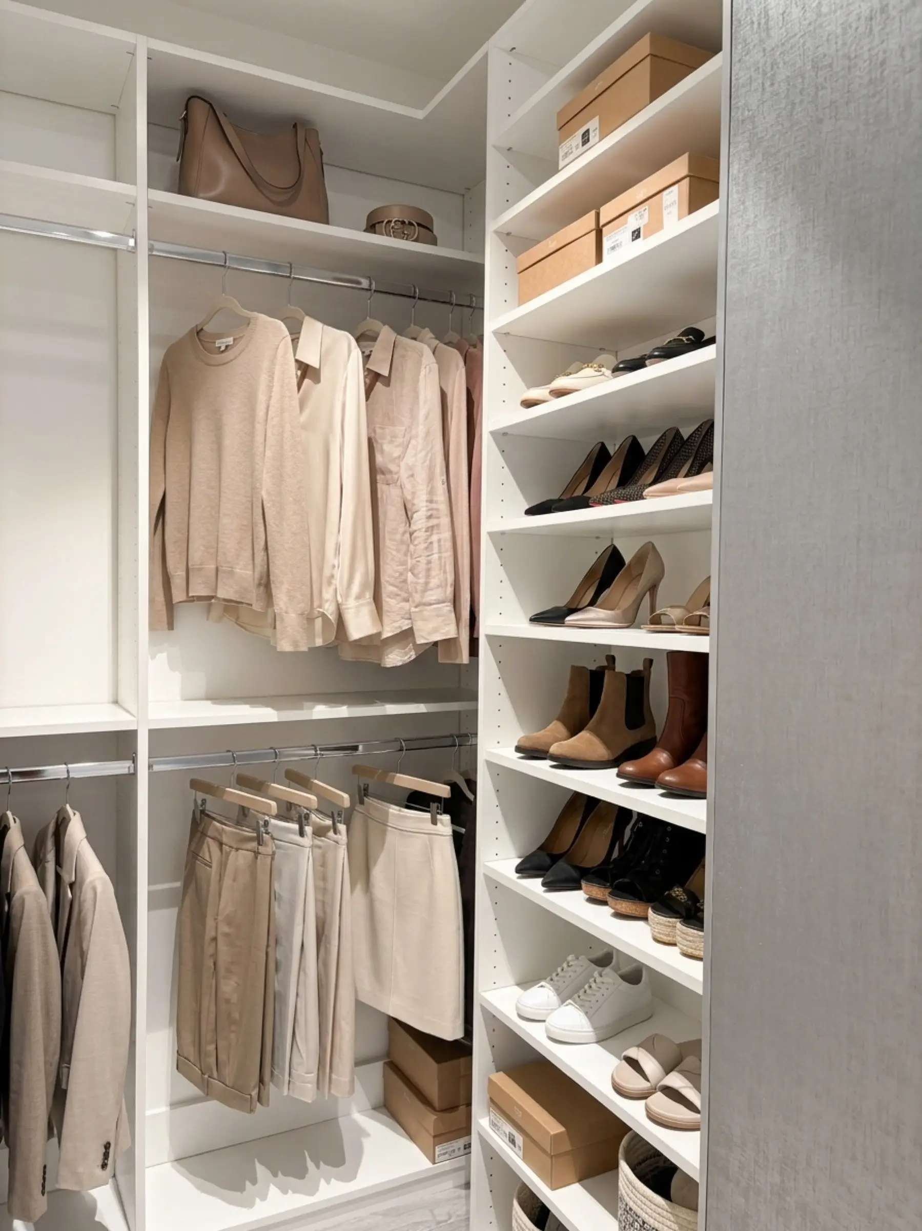 Primary suite walk-in closet