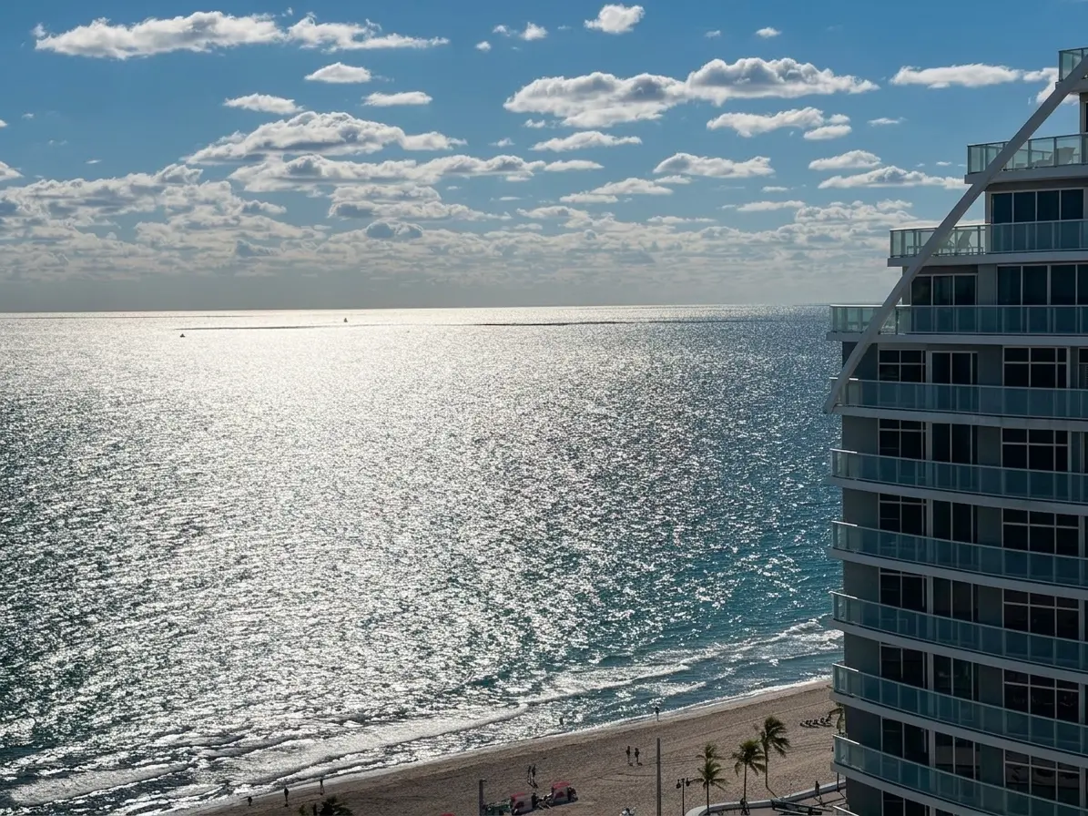 Fort Lauderdale beach at morning