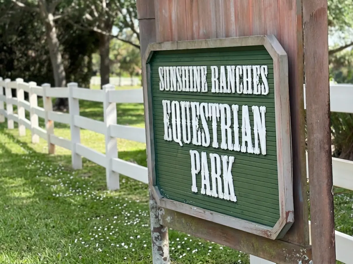 Sunshine Ranches Equestrian Park, riding arenas and paddocks